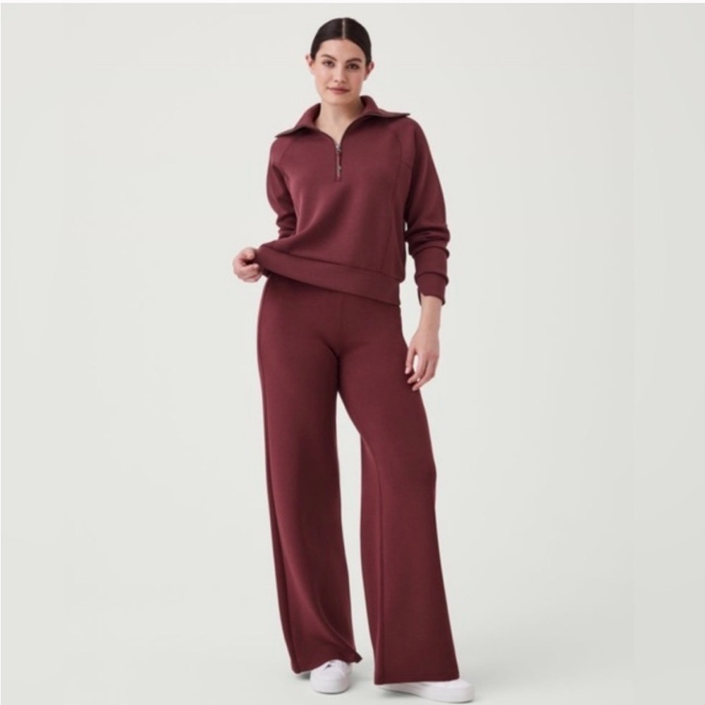 SPANX Air Essentials Set in Burgundy | Size S | Great Used Condition